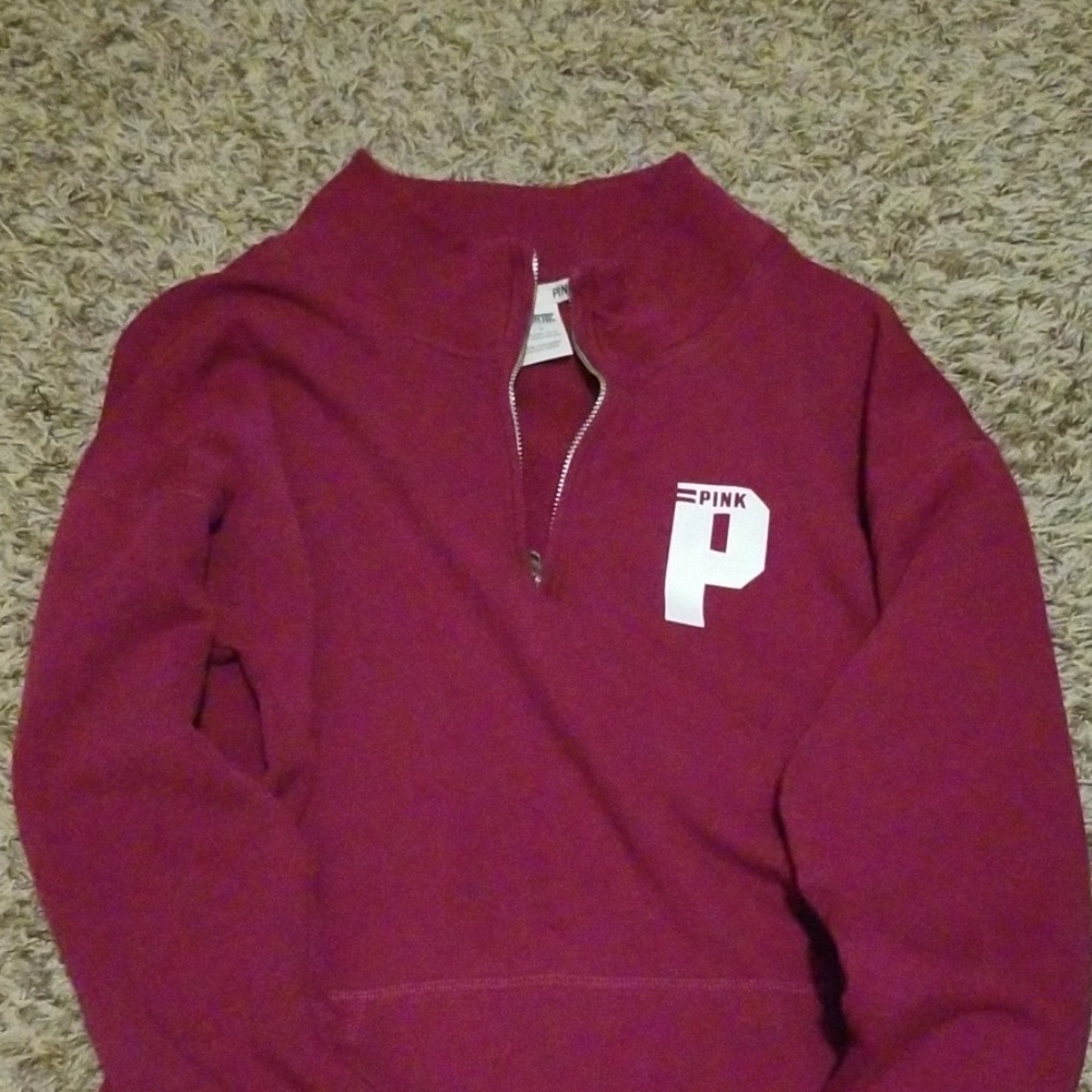 Burgundy PINK longsleeve sweater